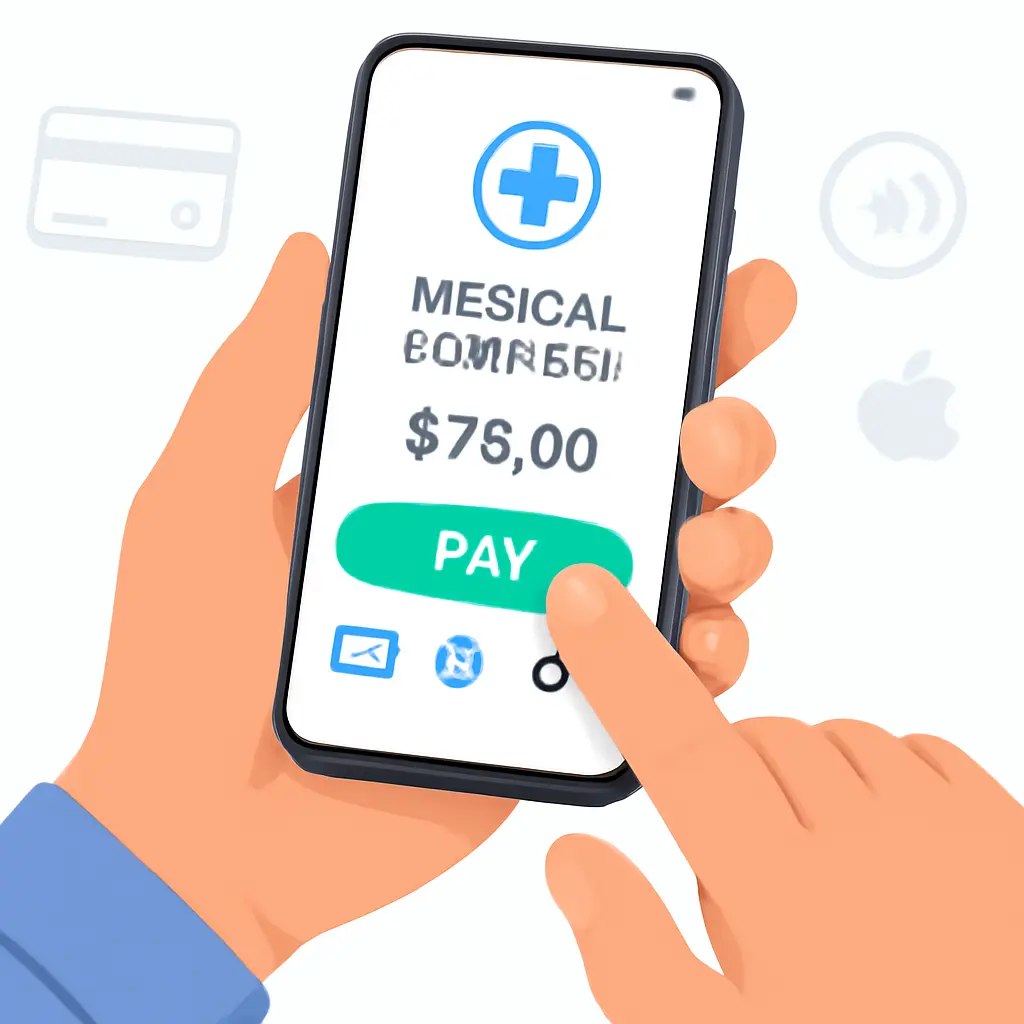 Оплата медицинской услуги через смартфон, варианты оплаты