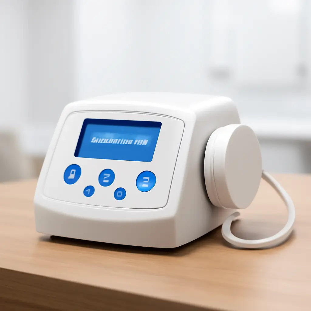 Портативный прибор для магнитотерапии Портативный прибор для купрессурной магнитотерапии на столе